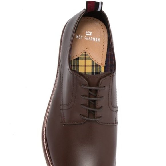 Brent Leather Plain Toe Derby main image 5